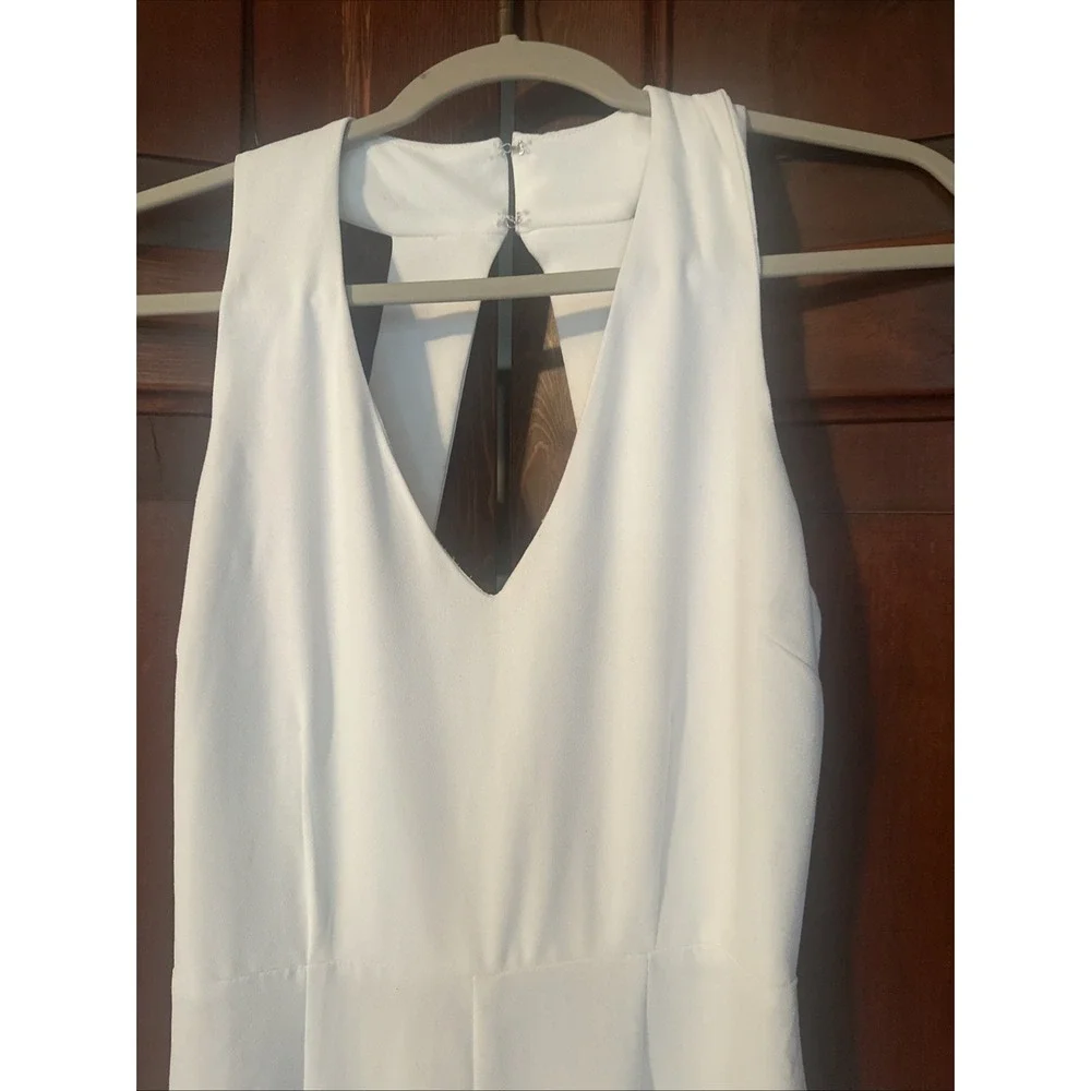 Women's BB Dakota White Romper‎ Jumpsuit Size 0 - Bride Wedding Shower